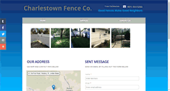 Desktop Screenshot of charlestownfence.com